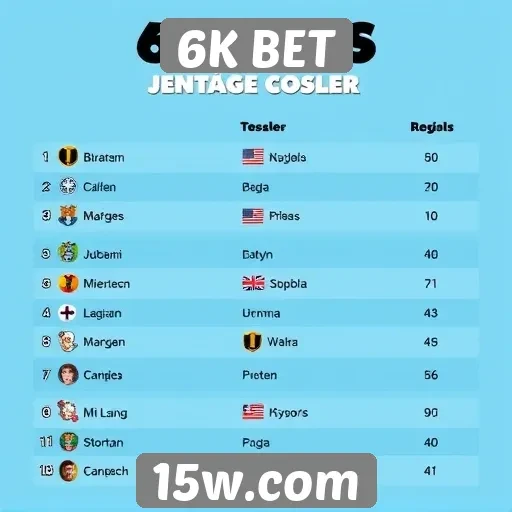 Análise dos jogos mais populares no site 6K BET
